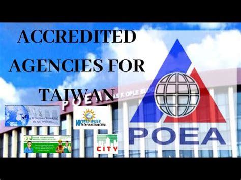poea agency for taiwan|List of POEA Accredited Agencies .